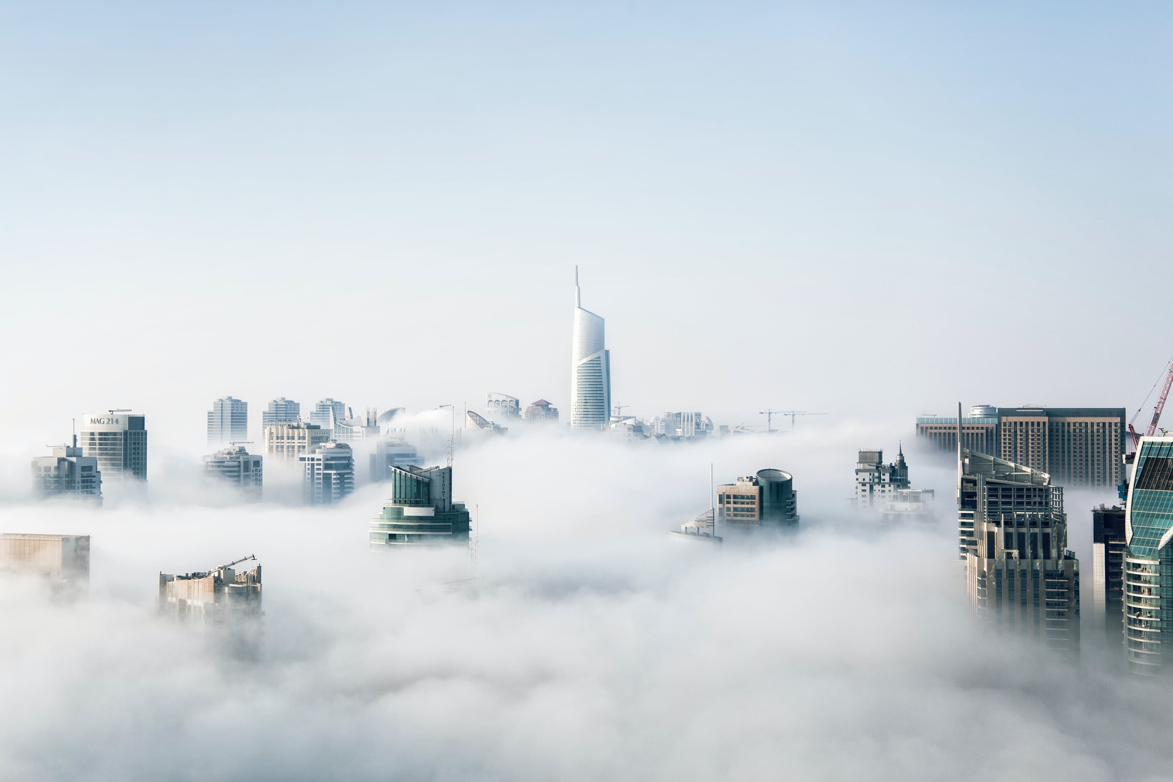 Clouds Landing Image